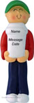 Boy Coffee Ornament - Personalized Ornament