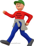 Boy Walker Ornament - Personalized Ornament