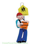 Boy School Ornament - Personalized Ornament