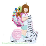 Camper Girl Ornament - Personalized Ornament