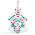 Candy Church Christmas Ornament - Personalized Ornament