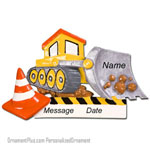 Construction Ornament - Personalized Ornament