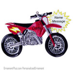 Dirt Bike Ornament - Personalized Ornament