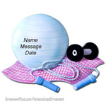 Fitness Ornament - Personalized Ornament