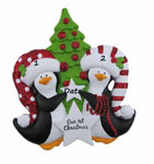 Penguin Christmas Couple