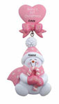 Pink Candy Cane Baby Girl