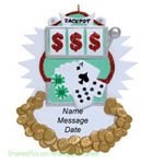 Jackpot Slots Ornament - Personalized Ornament