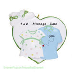 Love Grows Pregnancy Ornament - Personalized Ornament