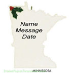 Minnesota State Ornament - Personalized Ornament