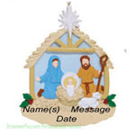 Nativity Ornament - Personalized Ornament