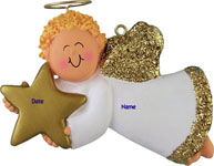Angel Boy with Blond Hair