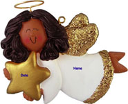 Angel Girl with Dark Skin