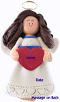 Angel Heart with Brown Hair