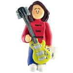 Electric Guitar Girl Brunette