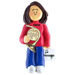French Horn Girl Brunette