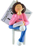 Crossword Puzzle Player Girl 