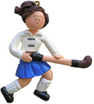 Field Hockey Girl Brunette