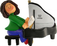 Piano Girl Borwn