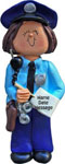 Police Woman Brunette