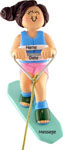 Wakeboarder Girl Brown