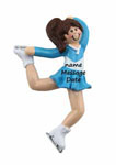 Ice Skate Girl Brown