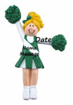 Green Cheer Pom Pom Blond