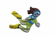 Scuba Girl Brown Hair