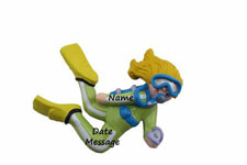 Scuba Girl Blond Hair