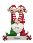 Elf Friends Green and Red