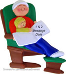 Rocking Chair Boy Ornament Ornament - Personalized Ornament