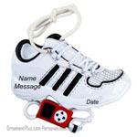 Running Sneaker Ornament - Personalized Ornament