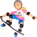 Skateboard Girl Blond
