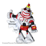 Space Robot Ornament - Personalized Ornament