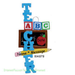 Teacher Word ABC Ornament - Personalized Ornament