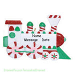 Train Christmas Ornament - Personalized Ornament