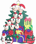 10 Christmas Tree Family Ornament