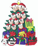 12 Christmas Tree Family Ornament