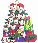 13 Christmas Tree Family Ornament