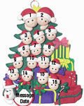 16 Christmas Tree Family Ornament