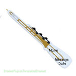 Trombone Music Ornament - Personalized Ornament