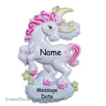 Unicorn Ornament - Personalized Ornament
