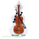Violin Music Ornament - Personalized Ornament