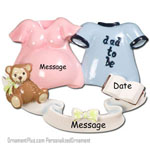 We're Expecting Baby Ornament - Personalized Ornament
