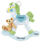 Baby Blue Rocking Horse