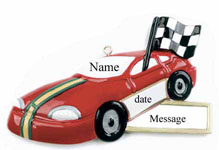 Red Stock Car