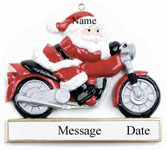 Santa on Motorcycle