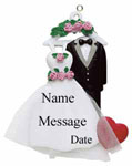 Just Married Wedding Gown and Tux