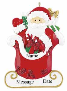 Santa Ornament